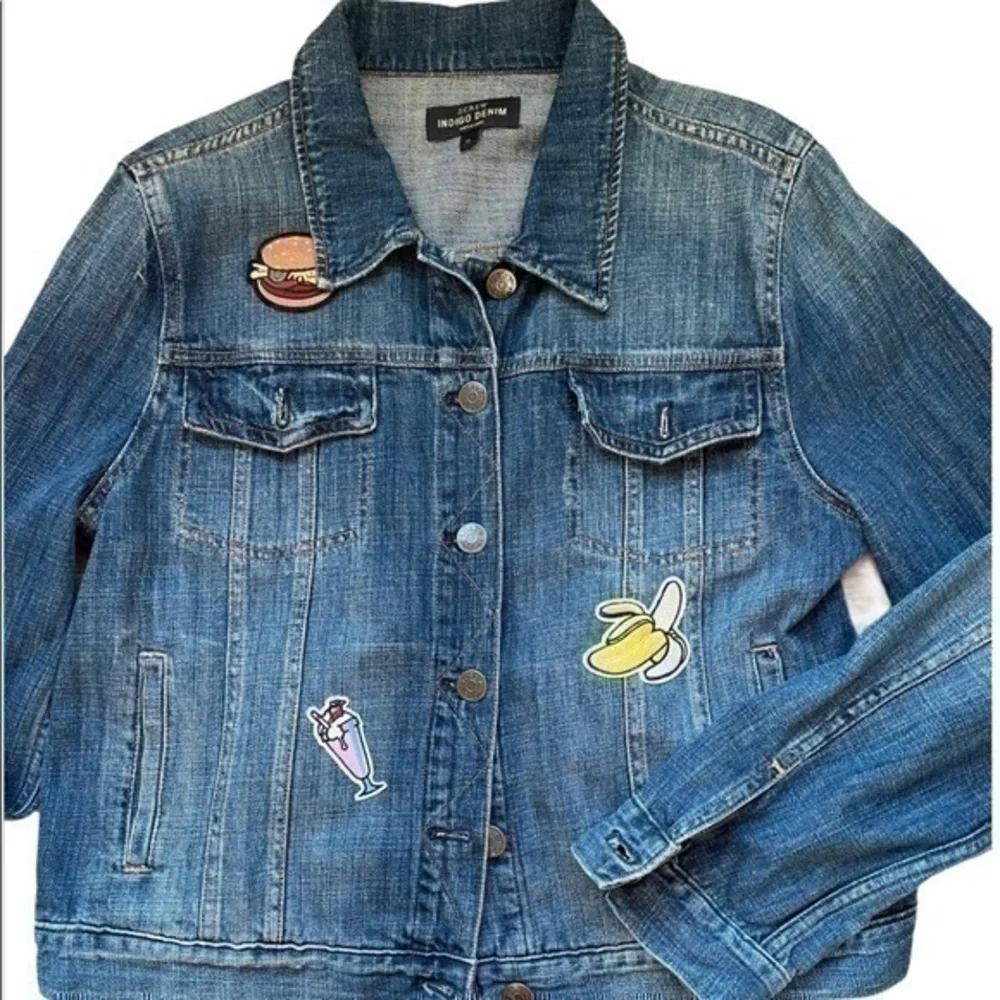 J.crew indigo denim jeans jacket